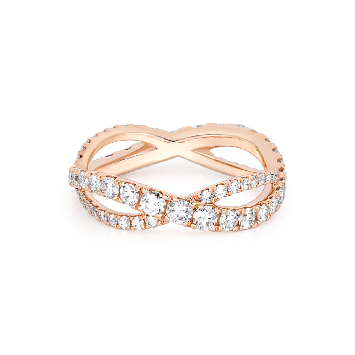 Diamond Infinity Eternity Band