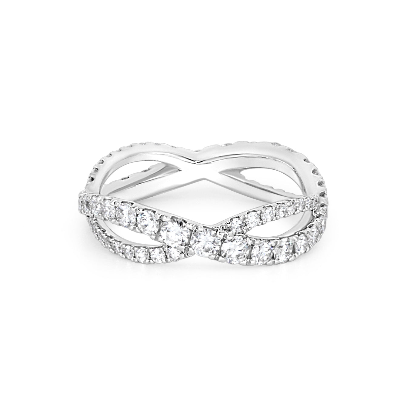 Diamond Infinity Eternity Band