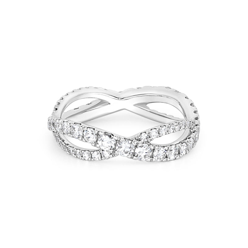 Diamond Infinity Eternity Band