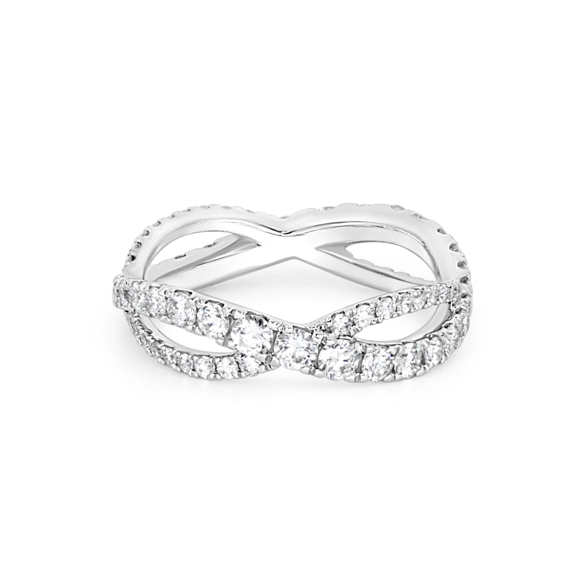 Diamond Infinity Eternity Band