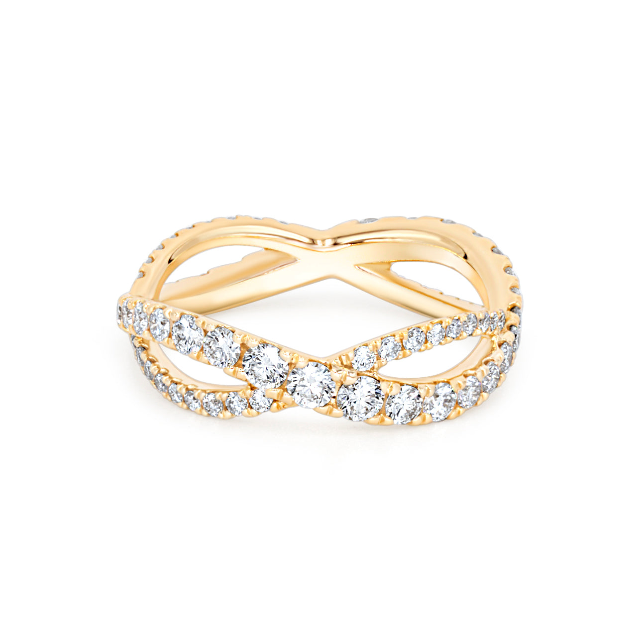 Diamond Infinity Eternity Band