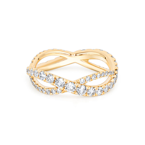 Diamond Infinity Eternity Band