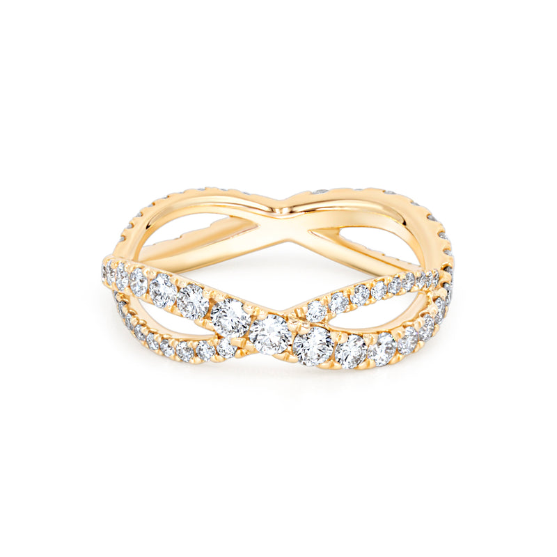 Diamond Infinity Eternity Band
