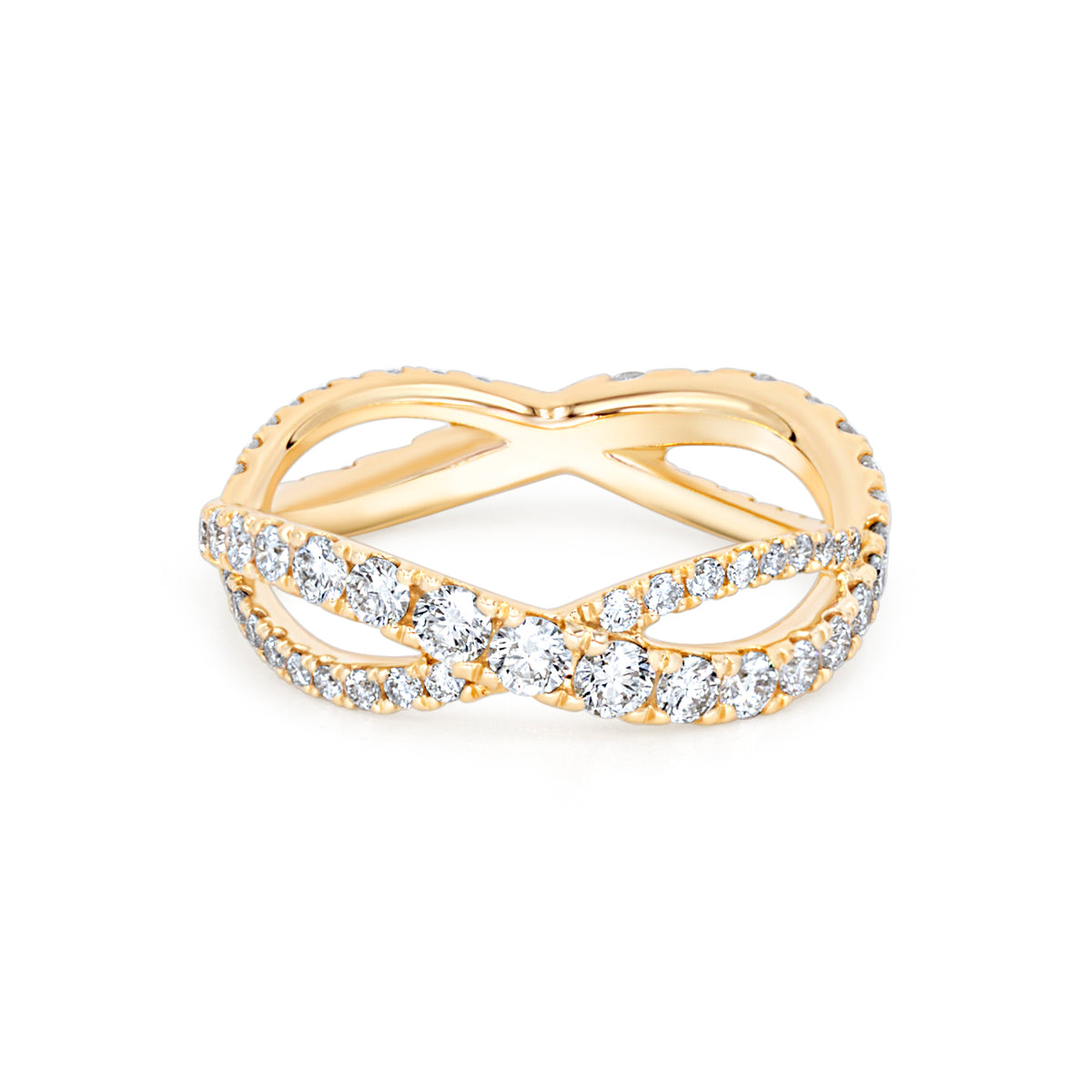 Diamond Infinity Eternity Band