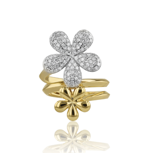 Forget-Me-Not Large Double Flower Ring