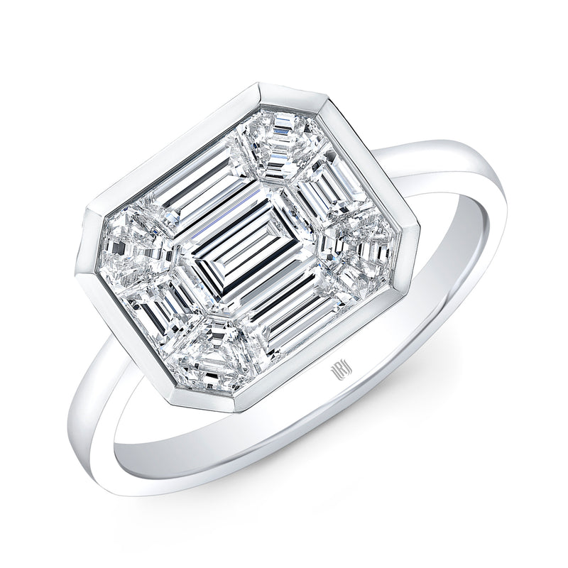 East-West Kaleidoscope Diamond Ring | .91tw