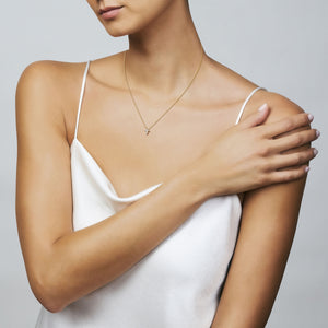 Diamond Baby Cross Necklace