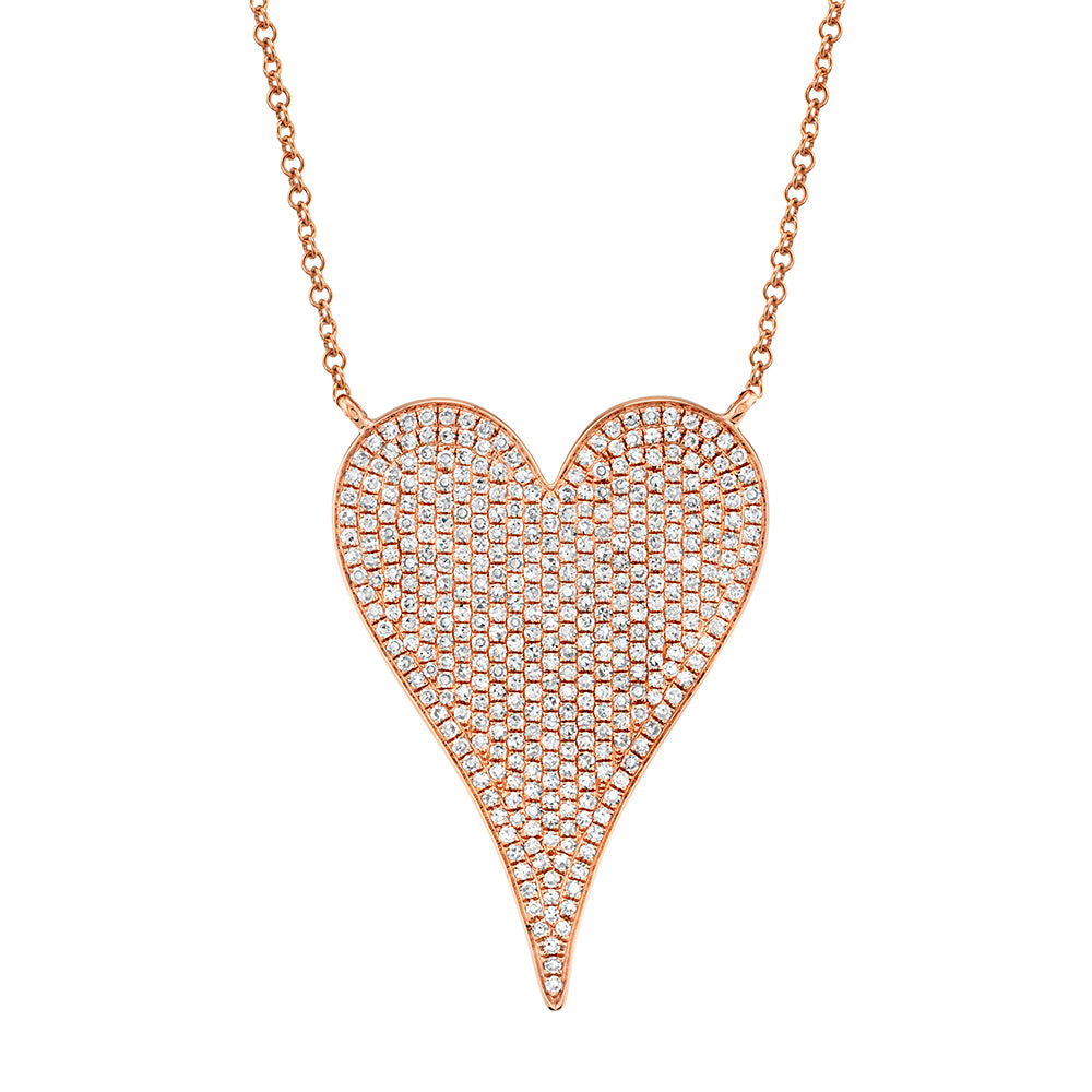 Diamond Heart Pendant | .83tw