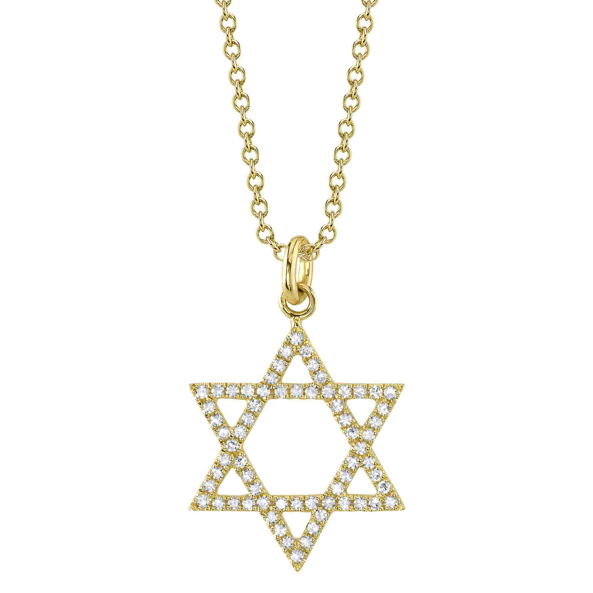 Diamond Star of David Pendant | .15tw