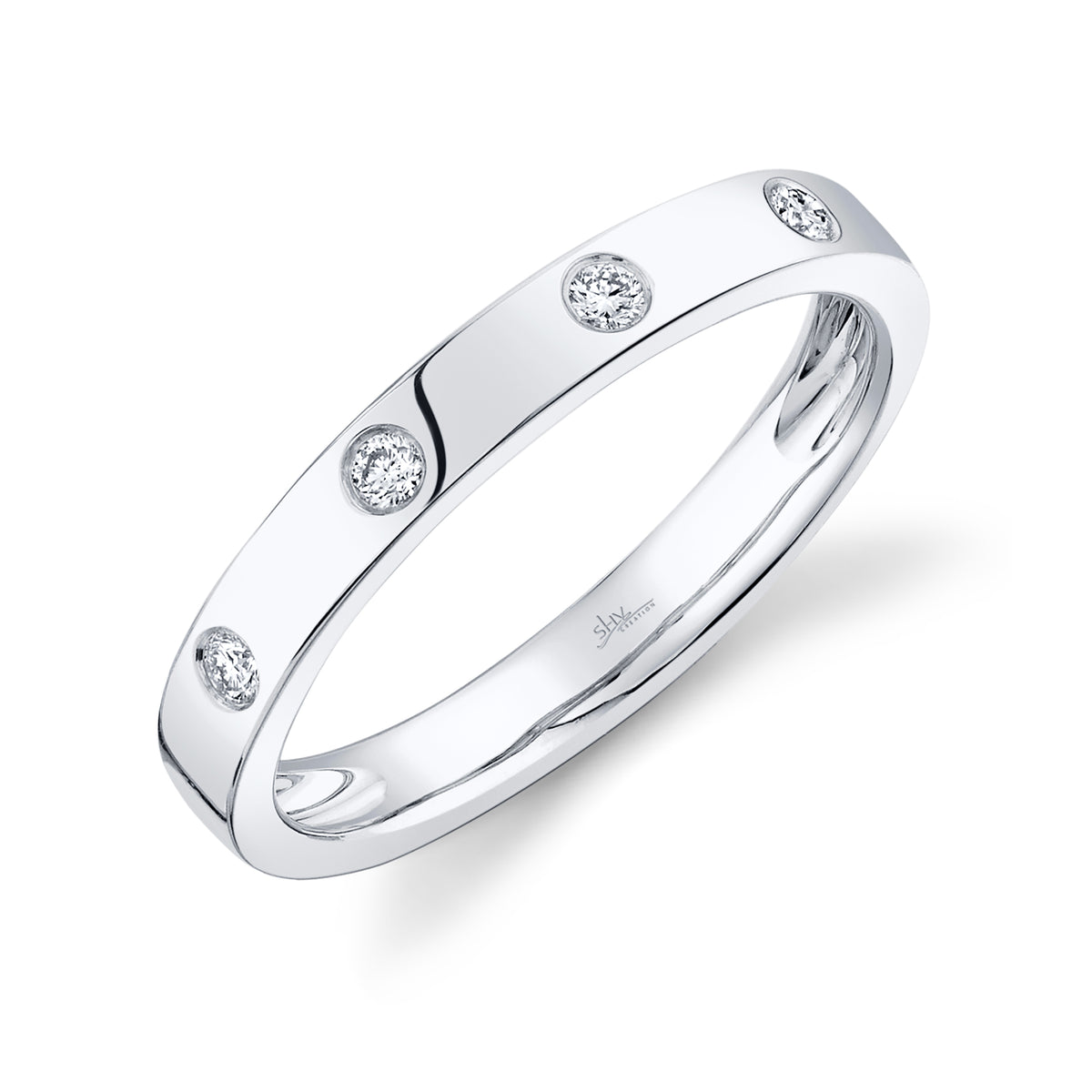 Inset Diamond Band
