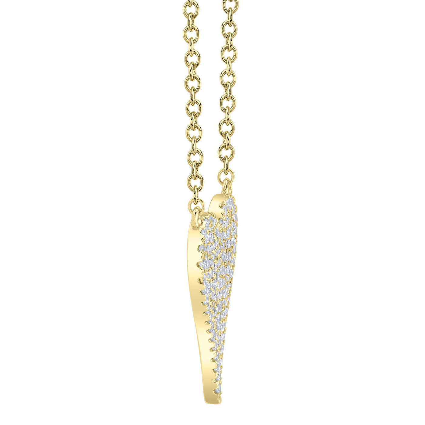 Pavé Diamond Heart Pendant | .11tw