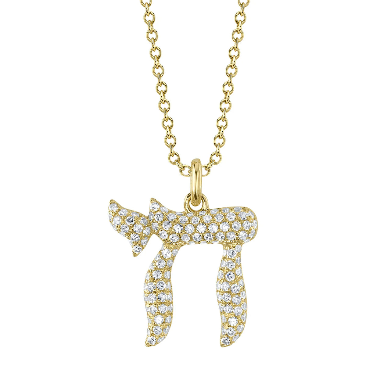 Diamond Chai Pendant