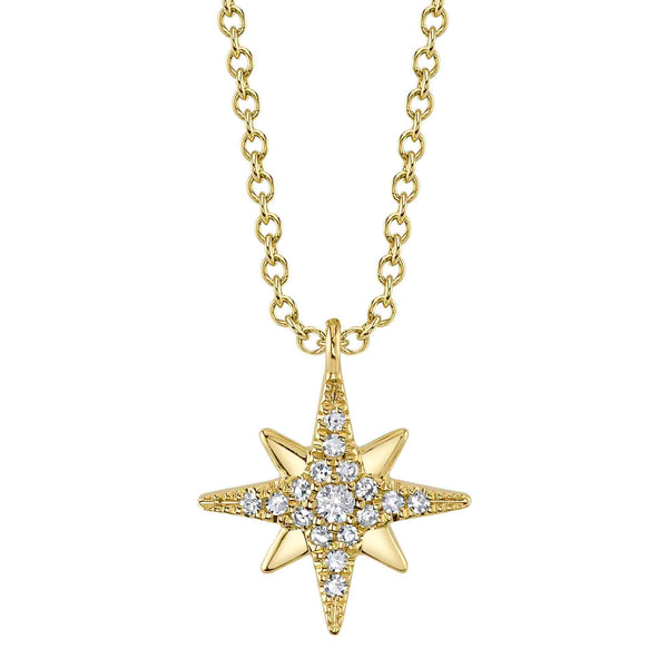 Diamond North Star Pendant | .06tw