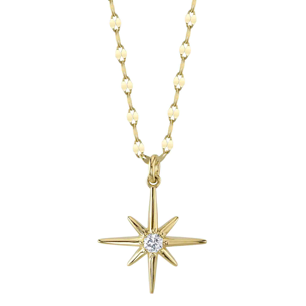 Diamond North Star Pendant