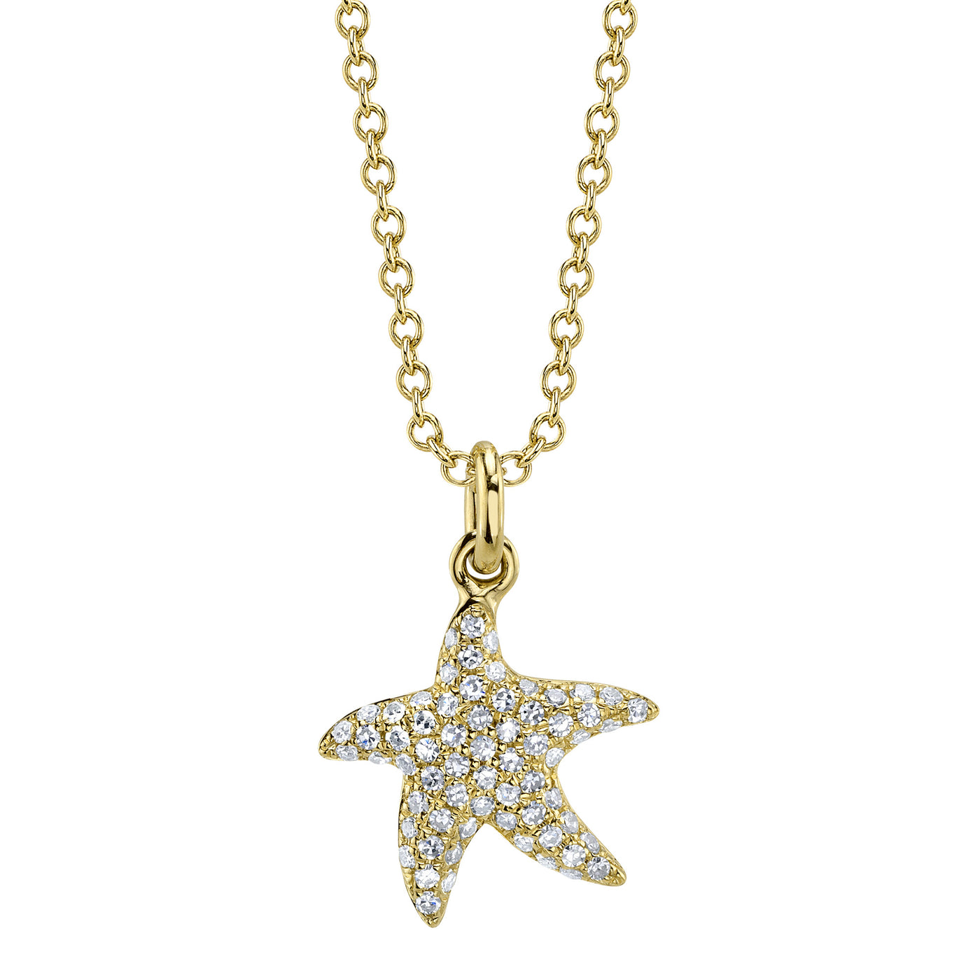 Diamond Starfish Pendant | .15tw