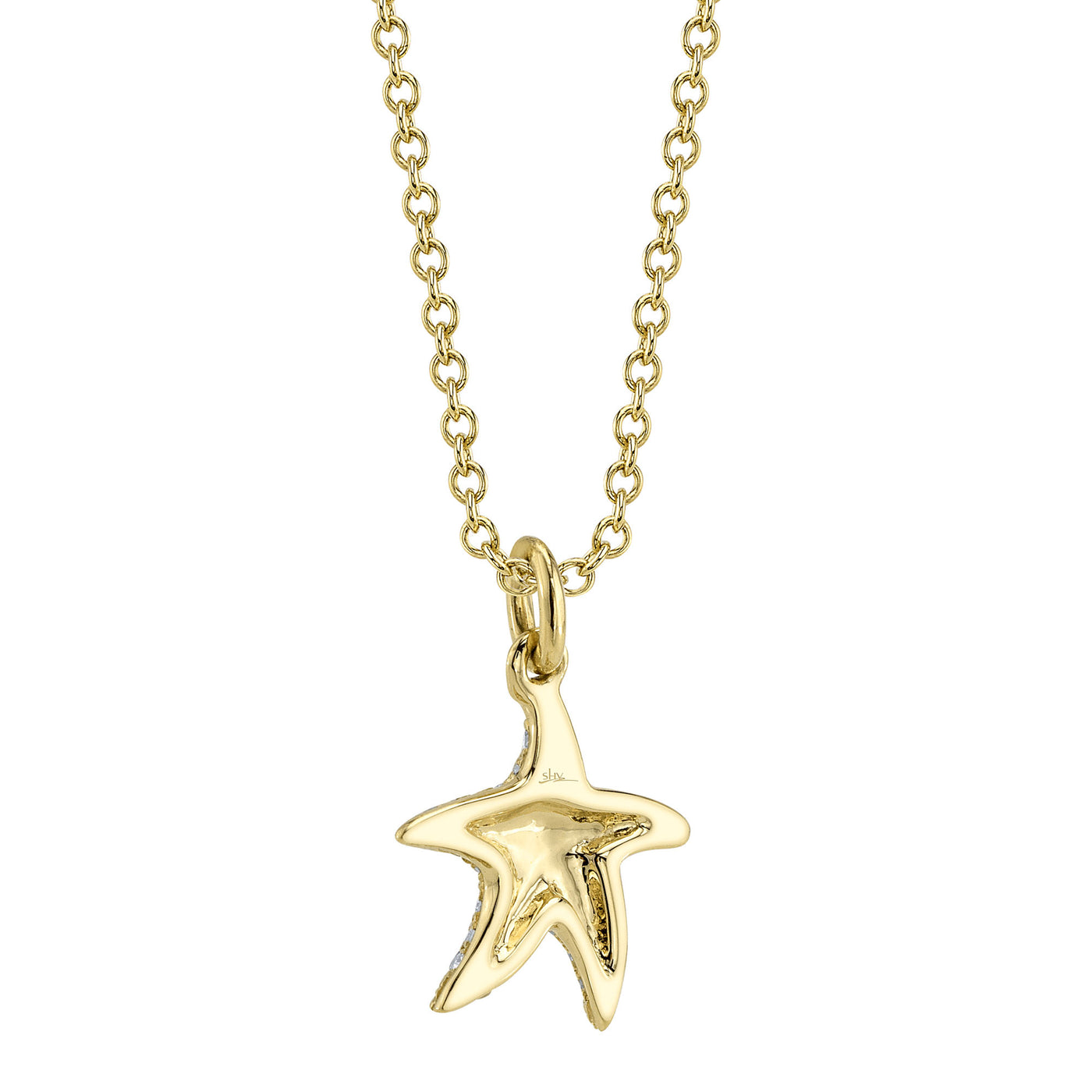 Diamond Starfish Pendant | .15tw