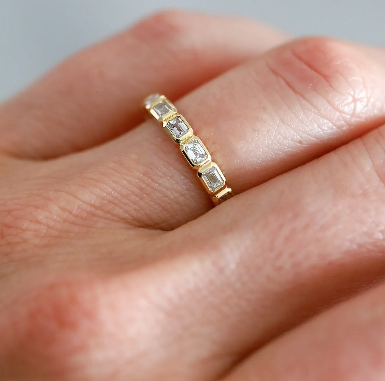 Emerald Cut Diamond Band | 1.19tw