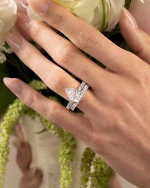 Pear Shape & Mixed Diamond Ring | 3.70tw