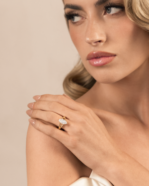 Marquise Diamond Split Shank Solitaire Engagement Ring | 2.02ct