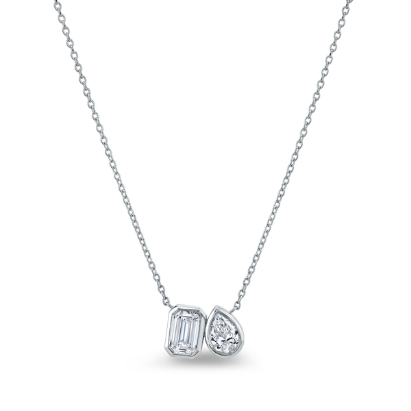 Toi et Moi Diamond Pendant | 1.21tw