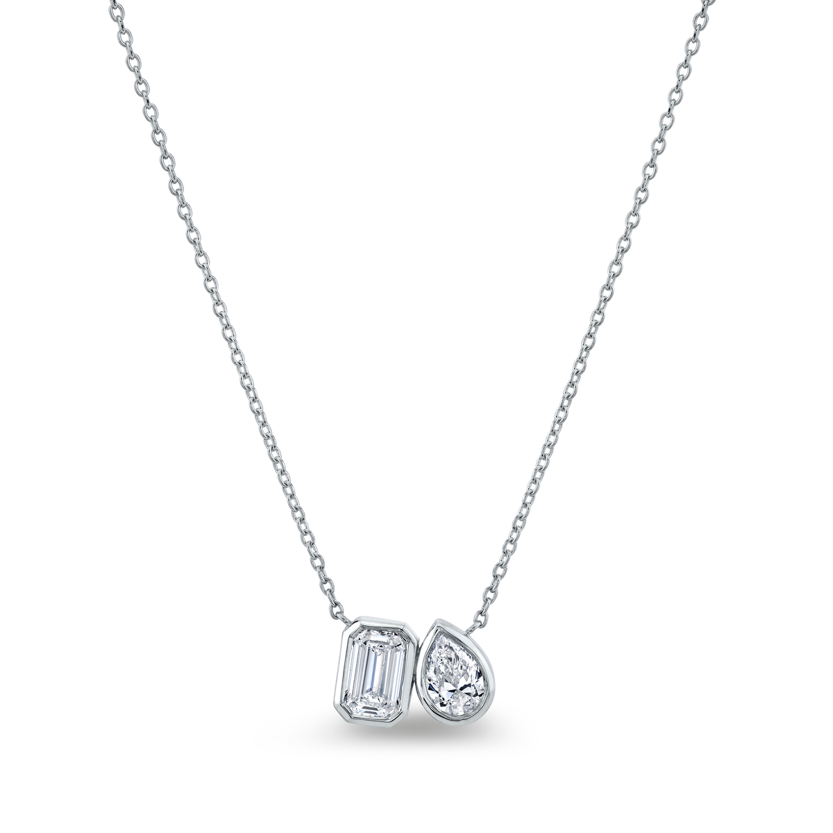 Toi et Moi Diamond Pendant | 1.21tw