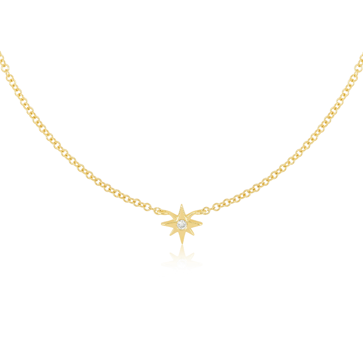 Diamond Starburst Necklace