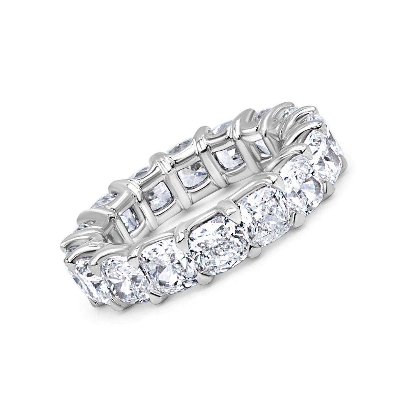 Cushion Cut Diamond Eternity Band | 8.20tw