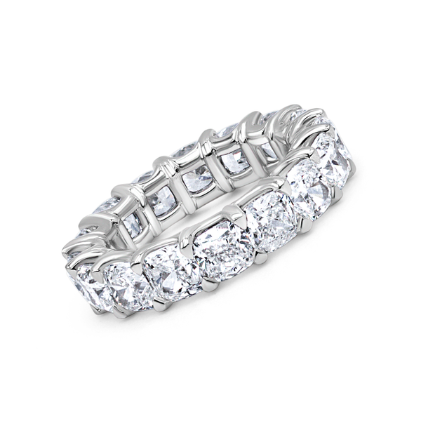 Cushion Cut Diamond Eternity Band | 8.20tw