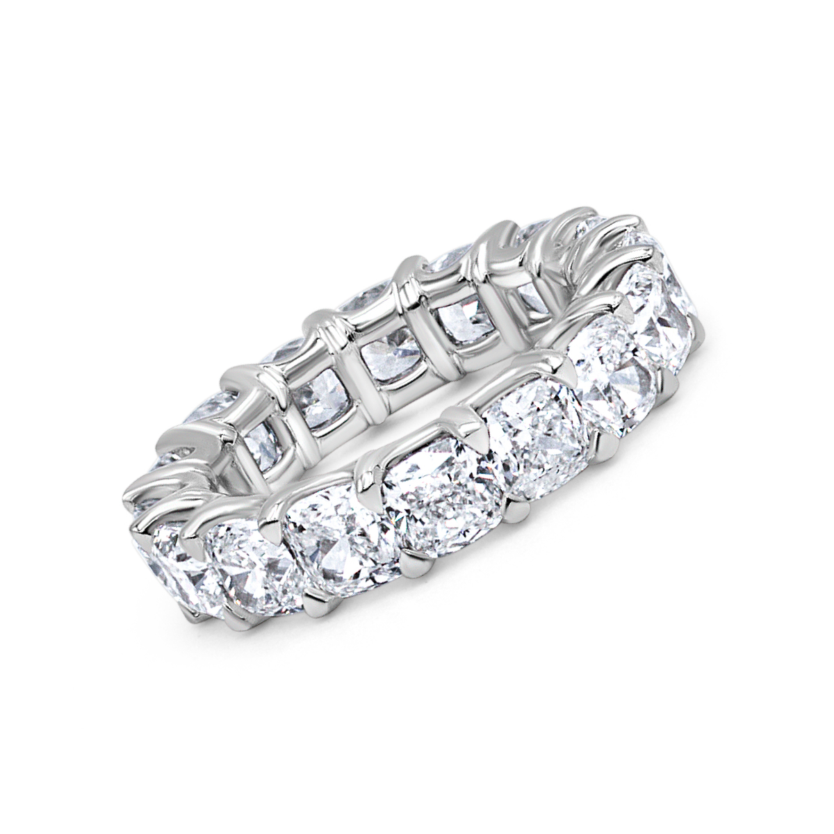 Cushion Cut Diamond Eternity Band | 8.20tw