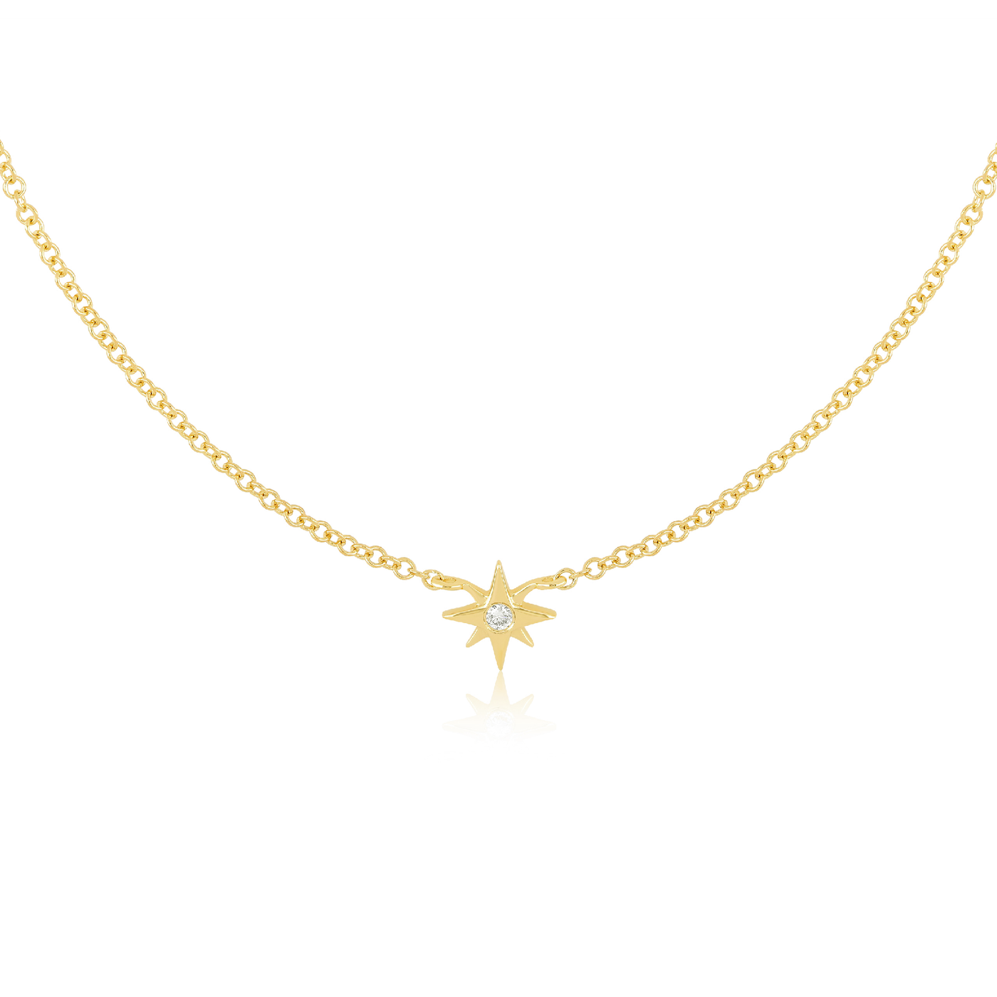 Diamond Starburst Necklace