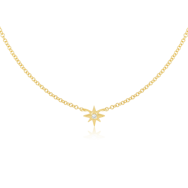 Diamond Starburst Necklace
