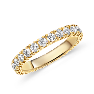 Yellow Gold Diamond Eternity Band | 1.31tw