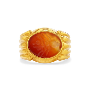 Carnelian Scorpion Ring