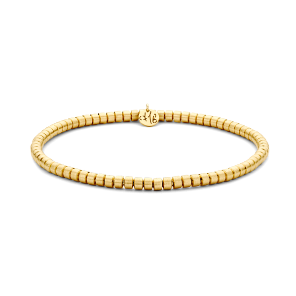 Brushed Gold Stretch Bracelet