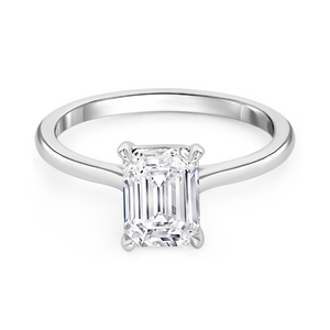 Emerald Cut Diamond Solitaire Ring | 2.01ct