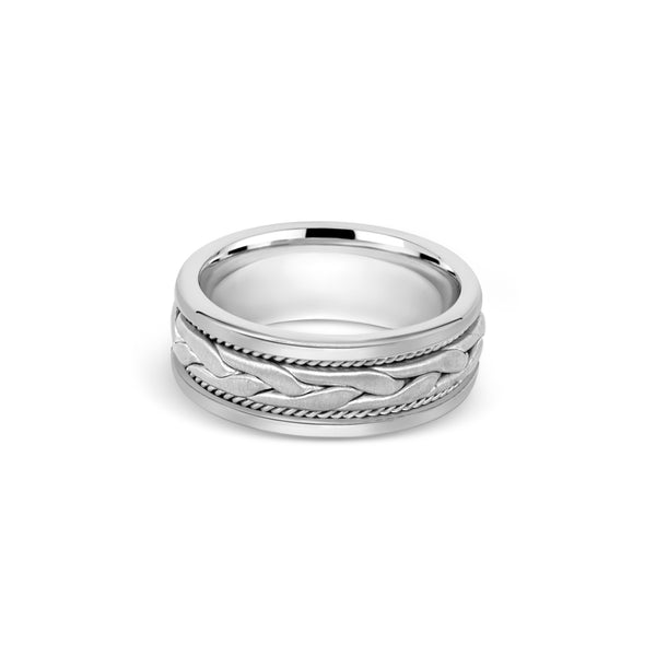 Braided Platinum Band