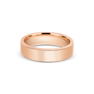 Flat Rose Gold Band