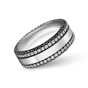 Two-Tone Diamond Edge Band