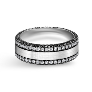 Two-Tone Diamond Edge Band