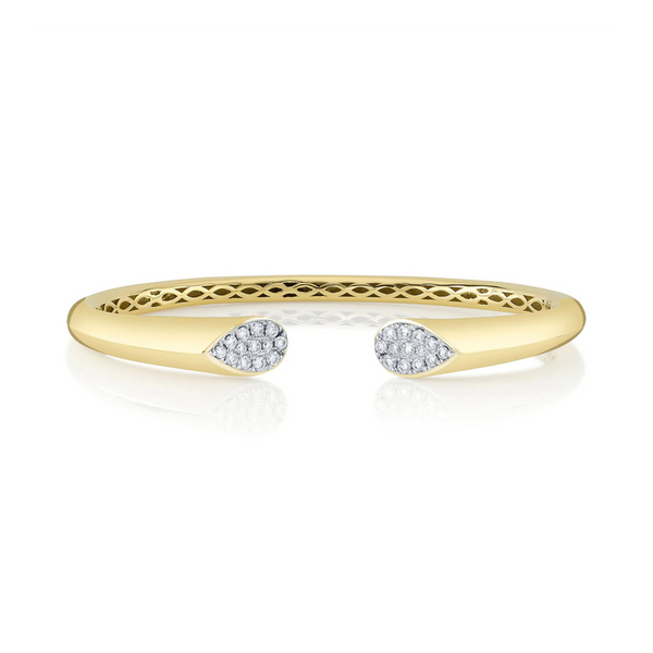 Pear Taper Diamond Bangle