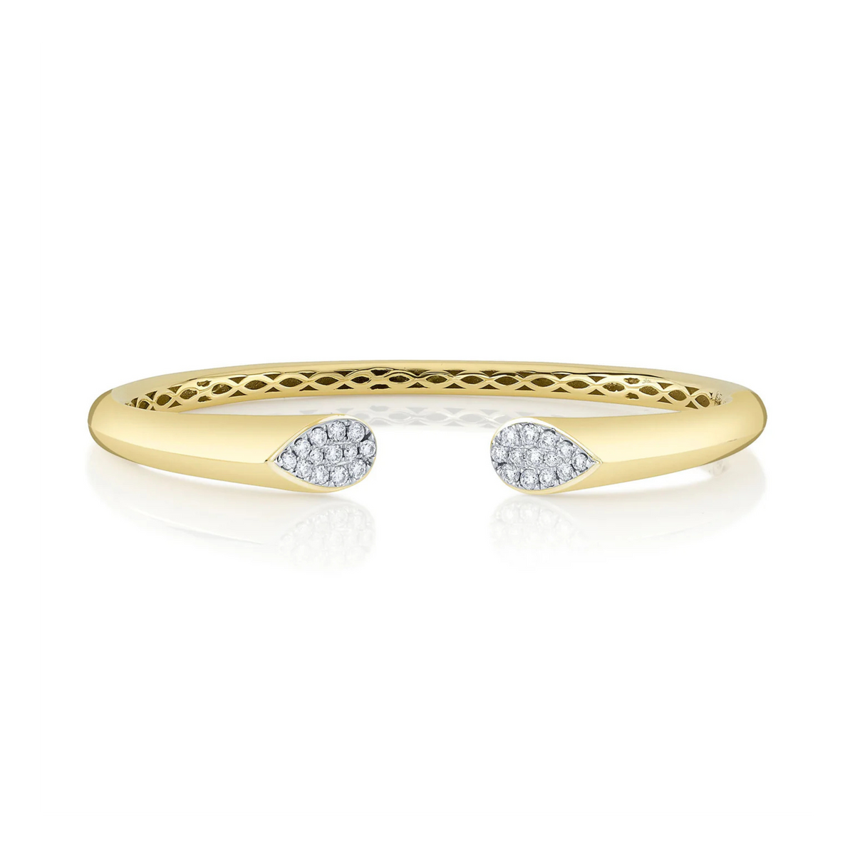 Pear Taper Diamond Bangle