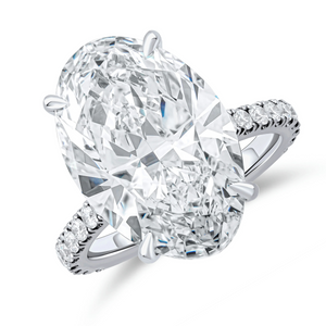 Oval Cut Diamond Ring | 10.87tw