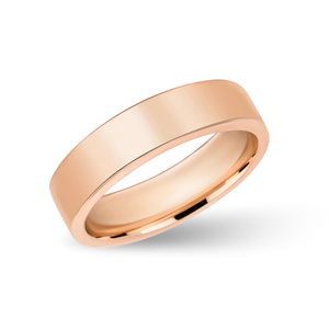 Flat Rose Gold Band