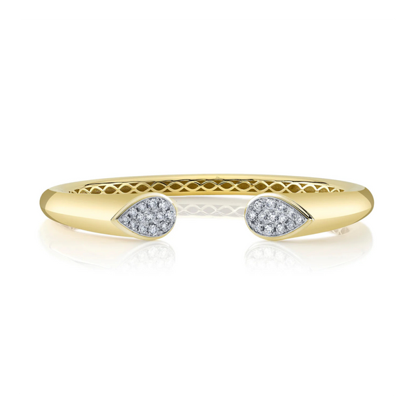 Pear Taper Diamond Bangle