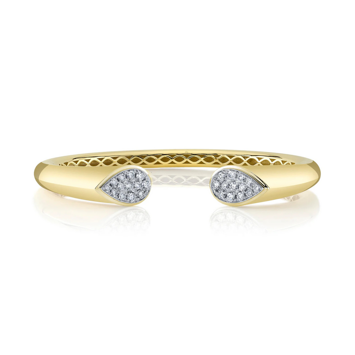 Pear Taper Diamond Bangle