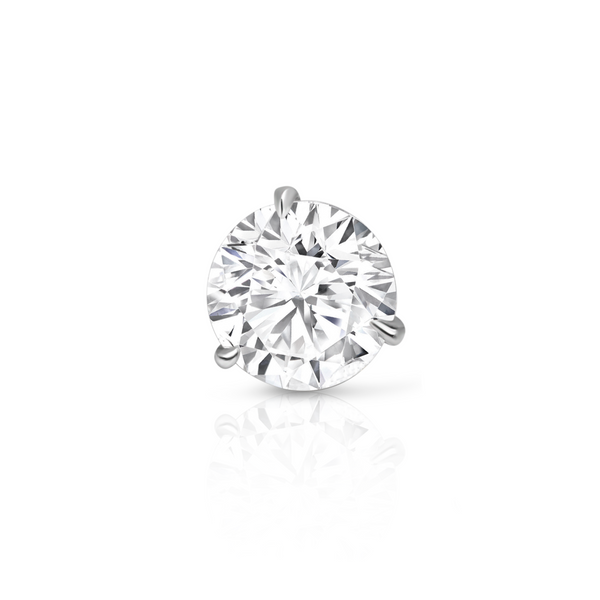Single Round Diamond Stud Earring | .24ct