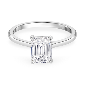 Emerald Cut Diamond Solitaire Ring | 1.50ct