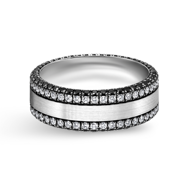 Two-Tone Diamond Edge Band