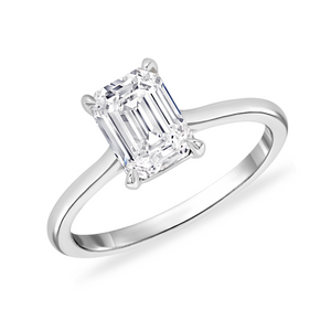 Emerald Cut Diamond Solitaire Ring | 1.50ct
