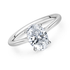 Oval Cut Diamond Solitaire Ring | 1.53ct